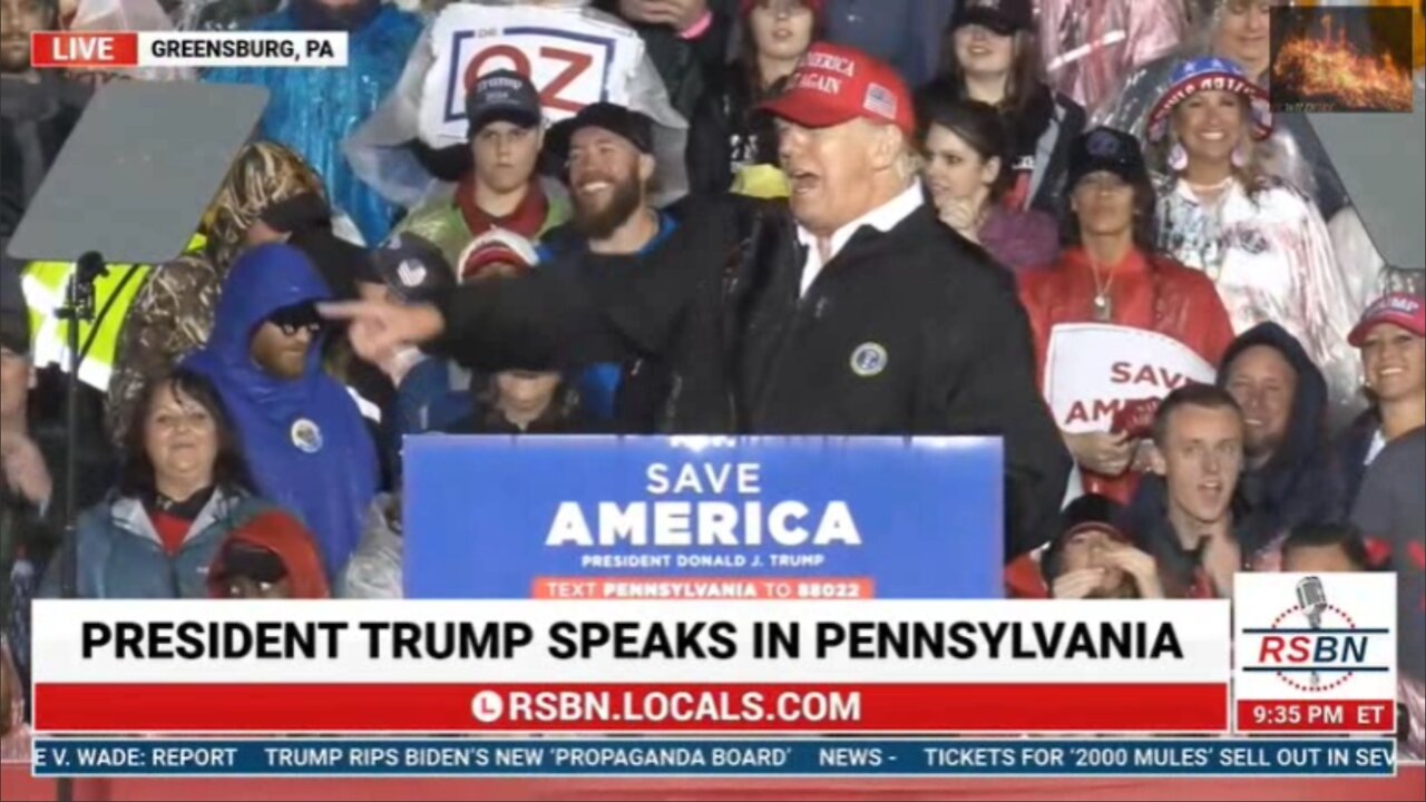 President Trumps FULL Speech Greensburg, PA. May 6, 2022