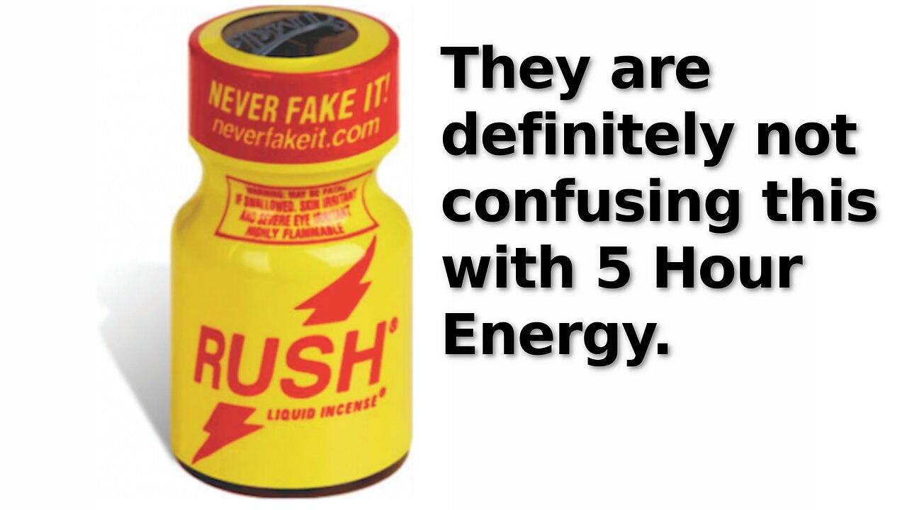 FDA Gives Warning to Not Drink Poppers. Are Gays and Trannies Getting Dumber and Dumber? 🤔😂