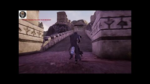 2021 Unreal 426 2 Aztec ruin with character model test scene