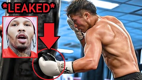 NAOYA INOUE LOOKS SCARY!👀Gervonta Davis is AFRAID?? | NEW TRAINING FOOTAGE! "THE MONSTER" [2024]