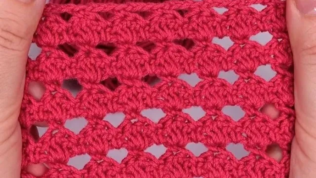 How to crochet shell stitch simple pattern by marifu6a