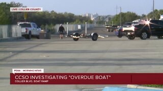 Overdue boat at Collier County Boat Ramp