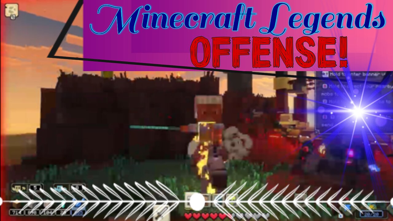 Going on the offensive in Minecraft Legends!