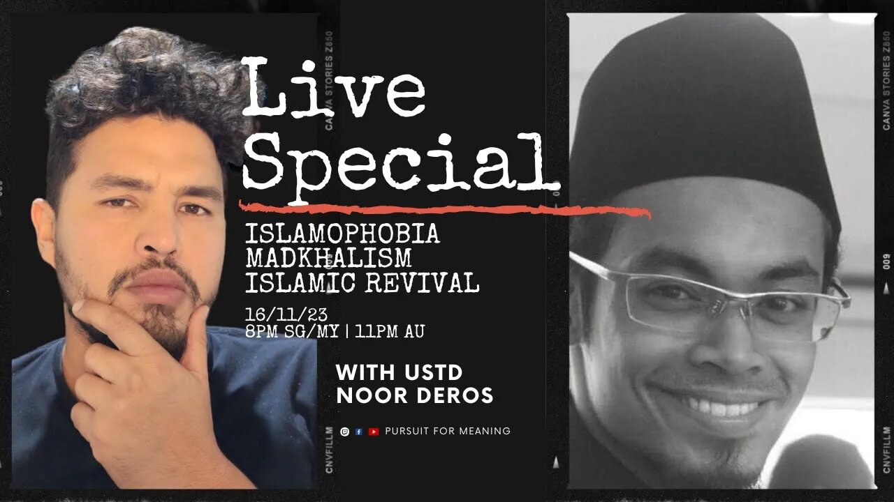 Surviving ISLAMOPHOBIA in a WORLD of "T3RROR" LIVE SPECIAL with Ustaz Noor Deros