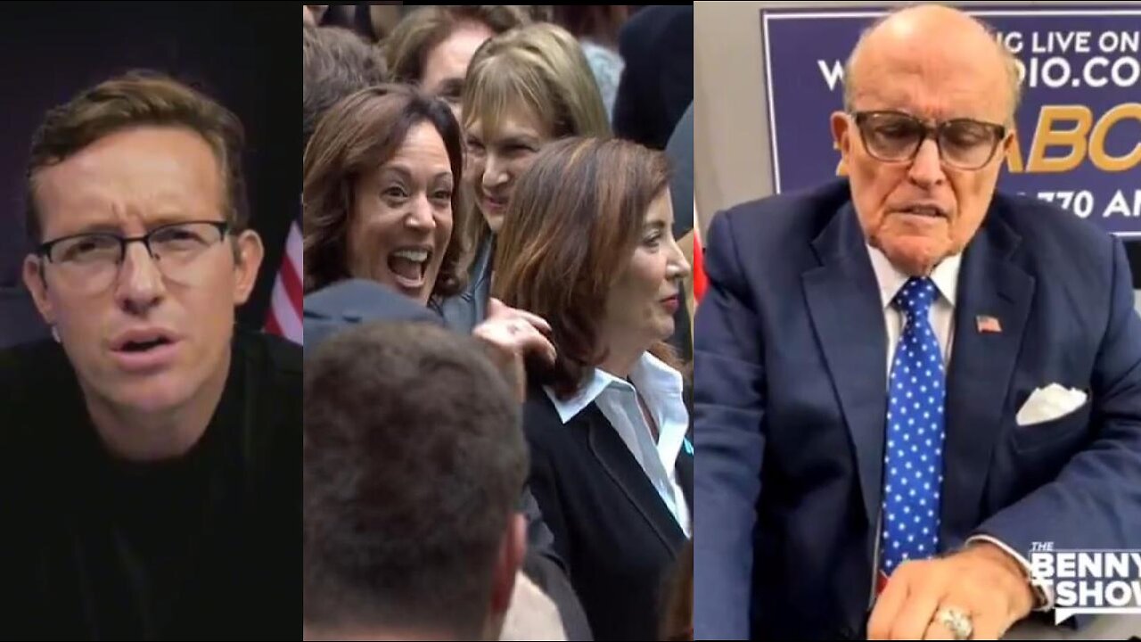 Kamala Giggling During 9/11 Ceremony - then , "Jan 6 is just like Sept 11 & Pearl Harbor. Mayor Rudy Giuliani LEAVES After She DISGRACES Victims Memory. “I Could NOT Stay."