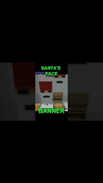 Minecraft: Santa's Face Banner