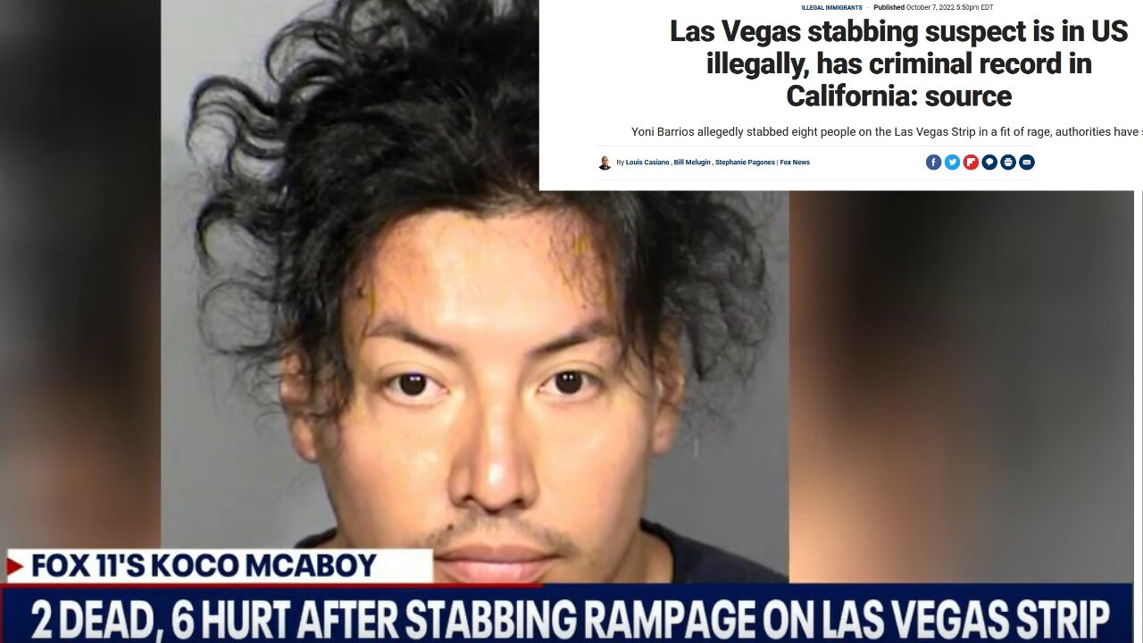 Las Vegas stabbing suspect is in US illegally, has criminal record in California