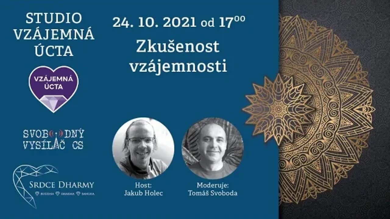 Jakub Holec: 24.10.2021 - Zkušenost vzájemnosti