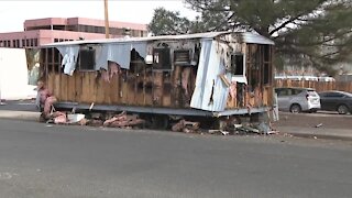 An illegally parked RV caught fire in southeast Denver this week. Neighbors are concerned for their safety.