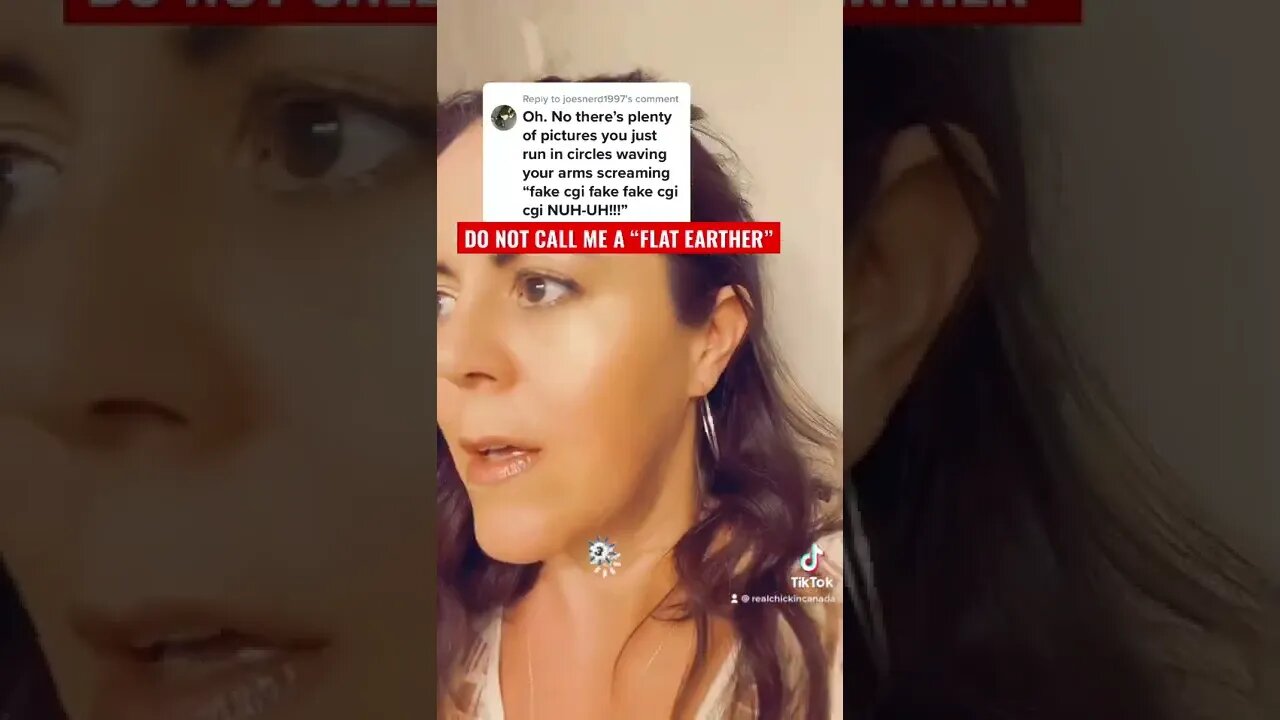 DO NOT CALL ME A “FLAT EARTHER” | #TIKTOK SPATS #shorts