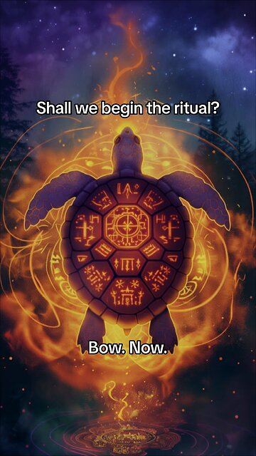 Turtle Rituals: Midjourney Prompt Example