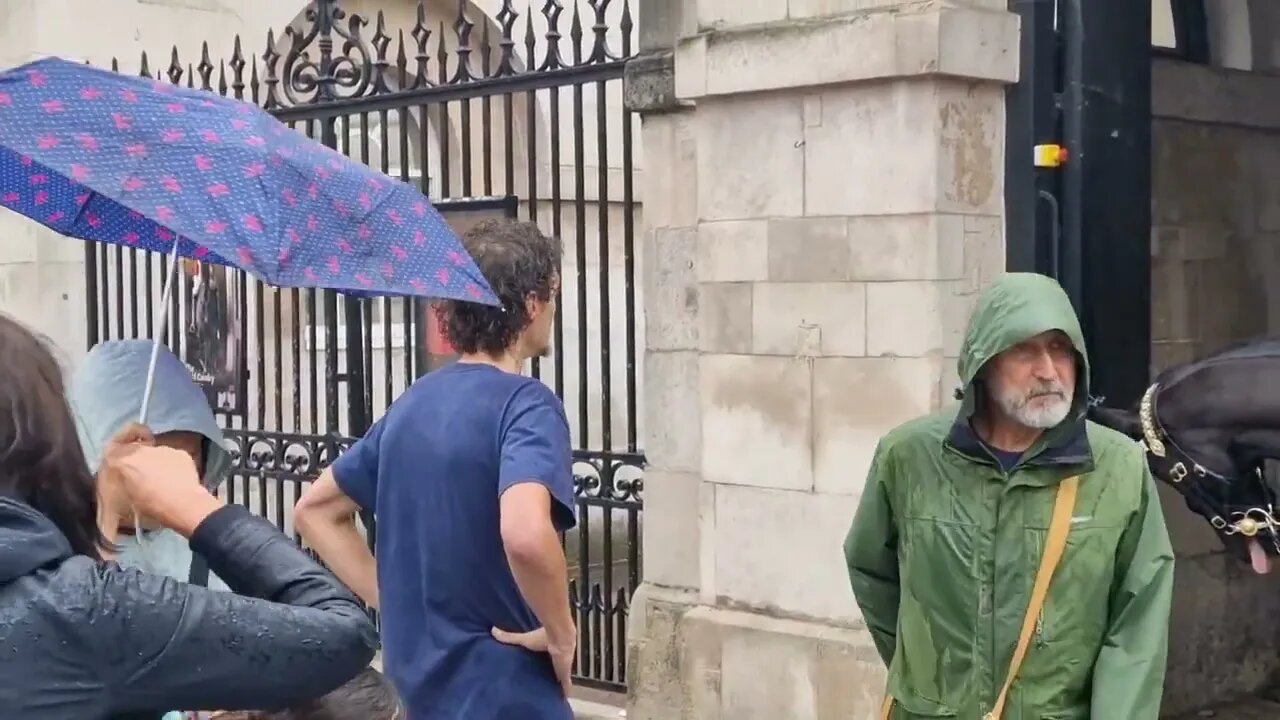 He is back staring at the horse #horseguardsparade
