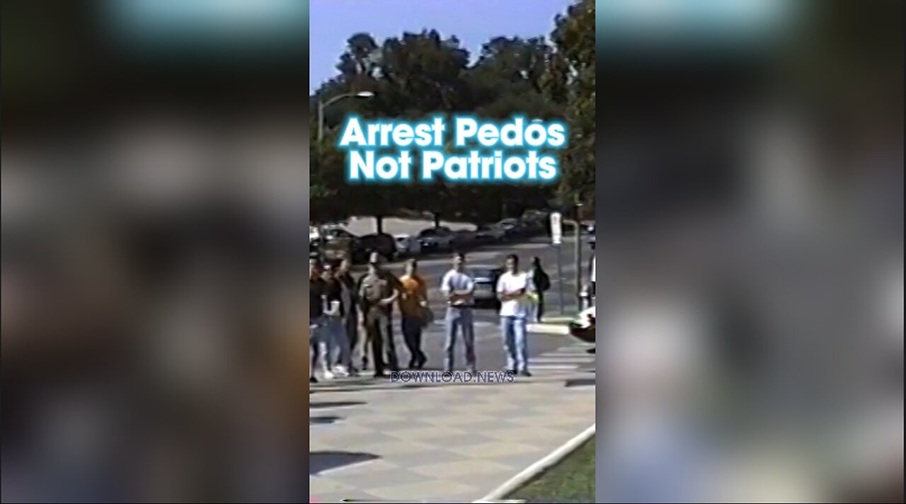 Alex Jones: The Police Have To Target Pedos For Arrest, Not Patriots - 1990s