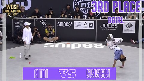 BGIRL AMI VS BGIRL SYSSY | 3RD PLACE | 1 VS 1 | WDSF MONTPELLIER FRANCE 2023