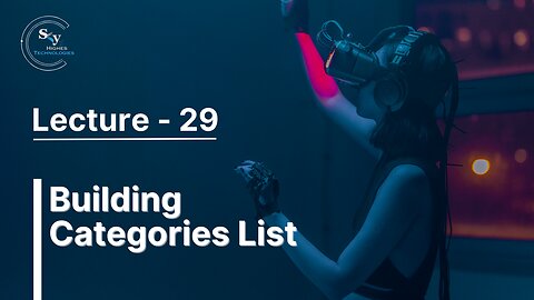 29 - Building Categories List | Skyhighes | React Native