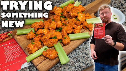 Trying Instant Pot's Air Fryer Buffalo Chicken Bite Recipe!!