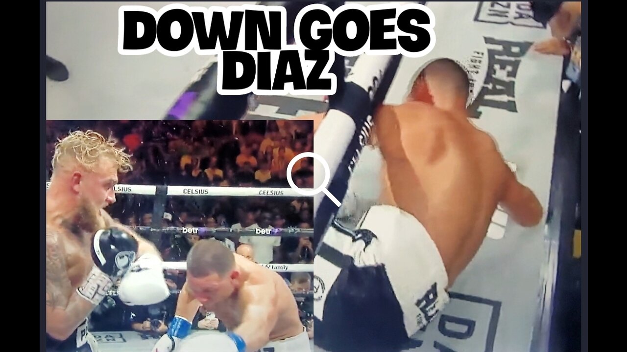 Jake Paul Destroys Nate Diaz - Highlights