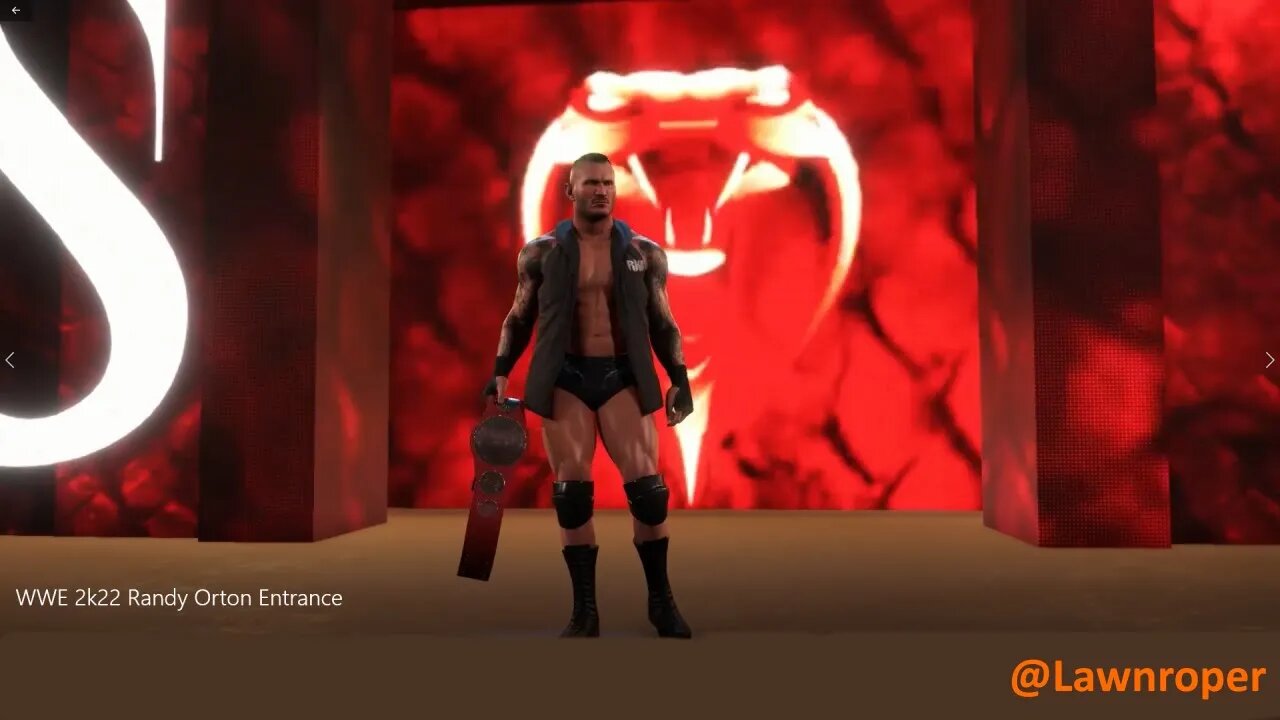 WWE 2k22 Randy Orton Entrance