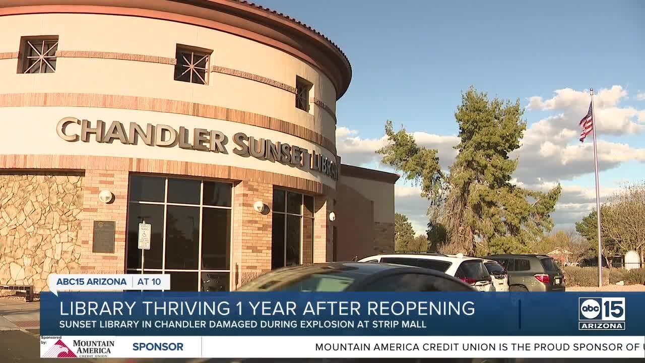 Chandler library thriving one year after reopening