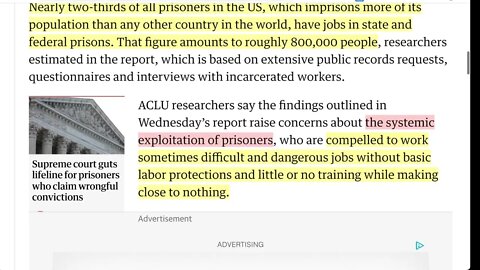 [今天奴隸還是存在的] 美國囚犯每年以微薄的成本生產價值 110 億美元的商品和服務