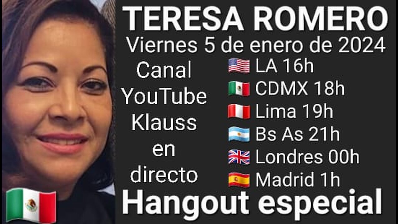 Hangout especial con Teresa Romero 🇲🇽 @OVNIFANS @Sky-Whatchers (5-1-24)