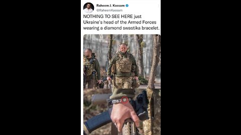 Ukraine Army chief's bracelet ???