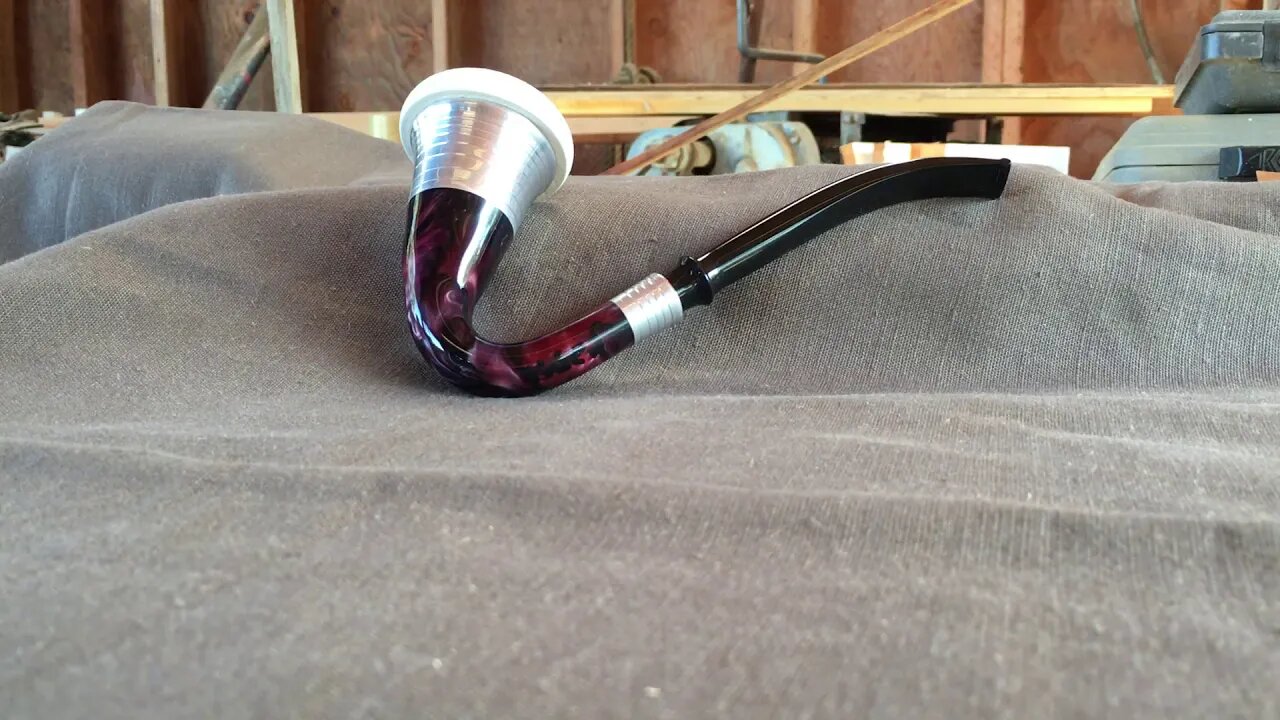 Available Purple Haze acrylic Calabash ***SOLD***