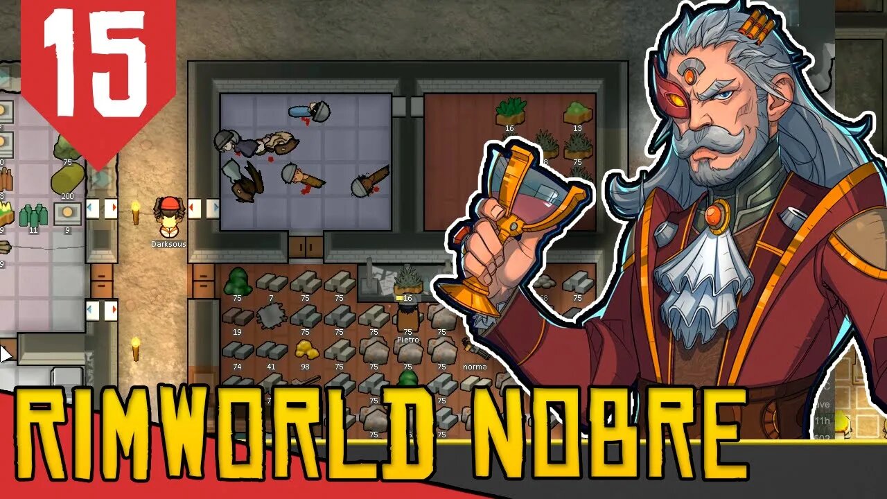 Full House e a Arte da PSICOPATIA - Rimworld Royalty Base Aberta #15 [Gameplay Português PT-BR]