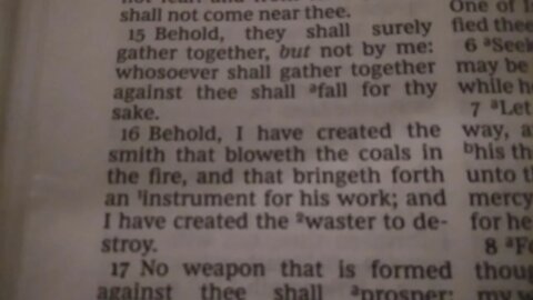 Isaiah 54:14-17 KJV (take 14.Feb.2022) 🙏🏾