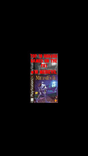 Top 10 Horror Games on the PS1 | Number 10: MediEvil #shorts