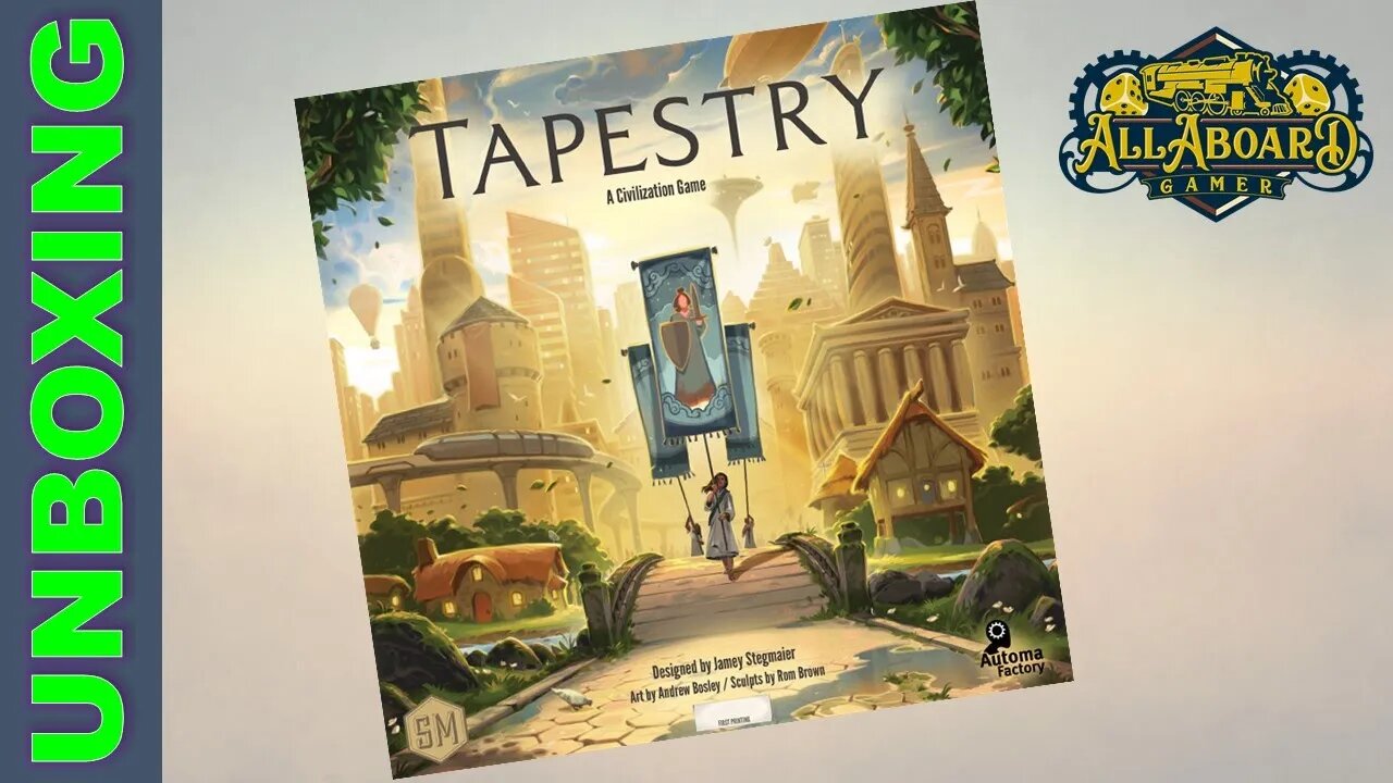 Tapestry (Stonemaier Games) Unboxing!