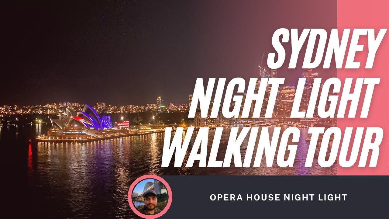 [4K] 2020 Sydney Opera House & Harbour Bridge Night Walk| Sydney Walking Tour | GenX Traveltube