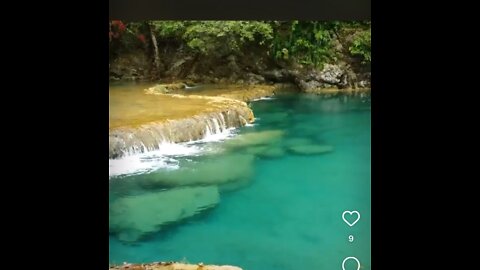 Natural pools at Semuc Champey Guatemala