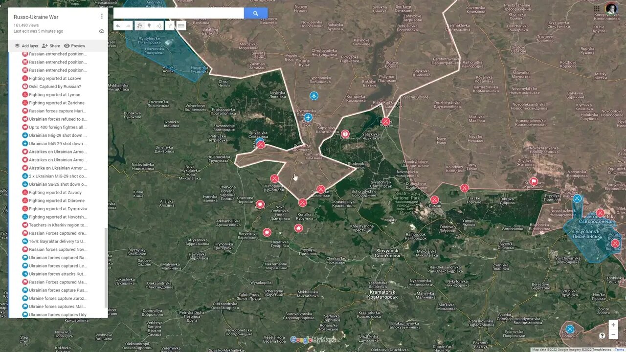 [ Izyum Front ] Russian forces fan out attacking multiple positions; Sulyhivka intel corroborated