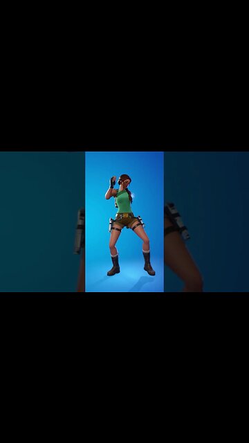 Lara Croft - Fortnite Reaction - DANCE AGAIN #SHORTS