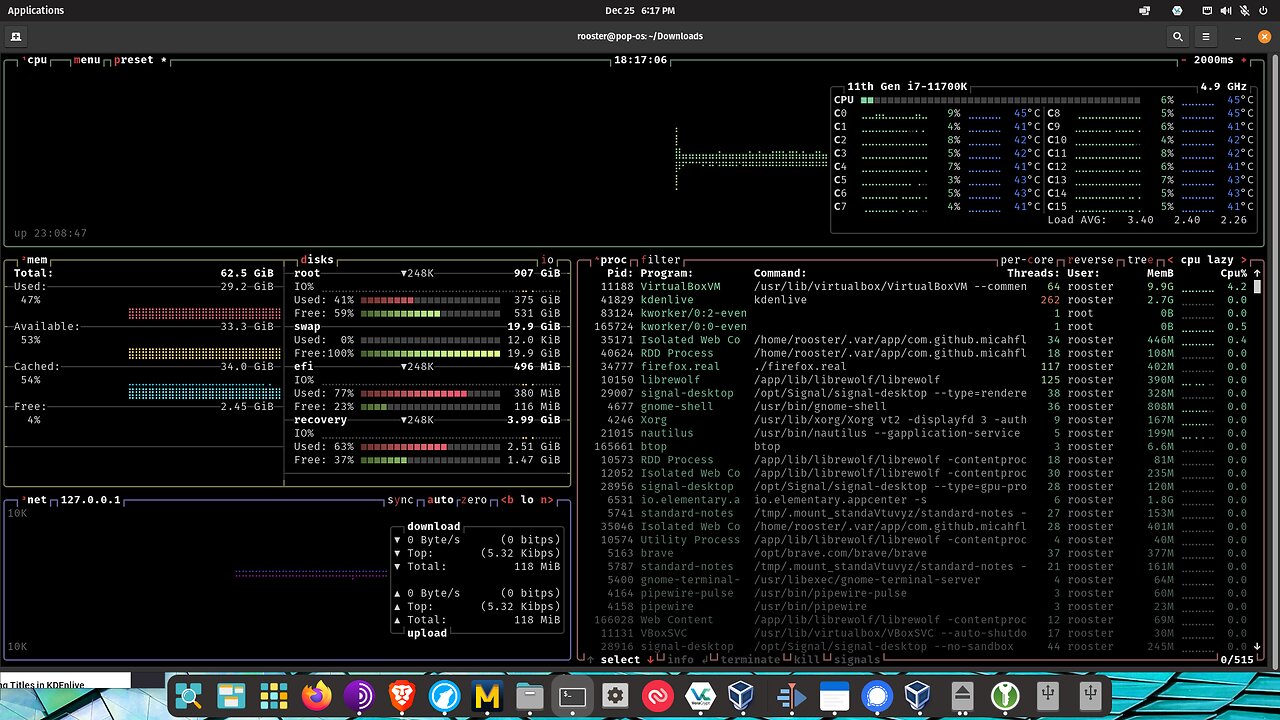 You need these quick and easy utilities | TOP, HTOP, BTOP and Hardinfo on Linux