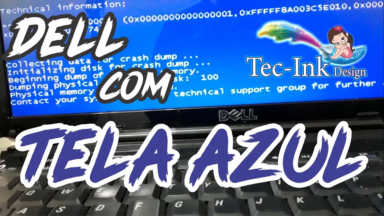 Notebook DELL C/ Tela Azul Logo Que Inicia Windows E Umas ANTIGUIDADES - Processadores Das Antigas