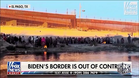 Illegals Pouring Across The Border, InfoWars Alex Jones