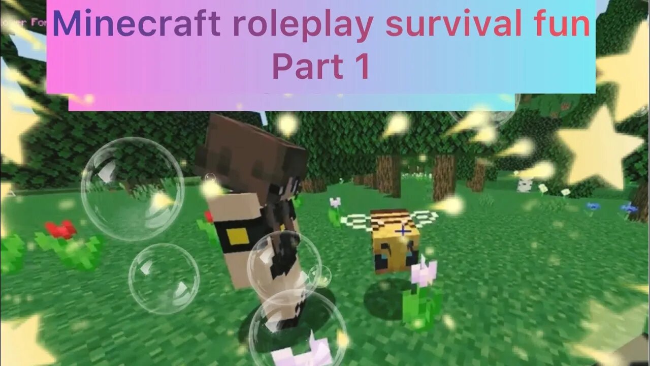 Minecraft Roleplay Survival fun! (1) - 1st 1hr video for 50 subs on yt!