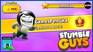 🔥STUMBLE GUYS🔥 - CONQUISTANDO COROAS SEM BURLA, NÃO ACREDITEI !! #11