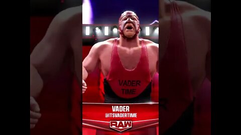 WWE 2k22 Vader Entrance #shorts