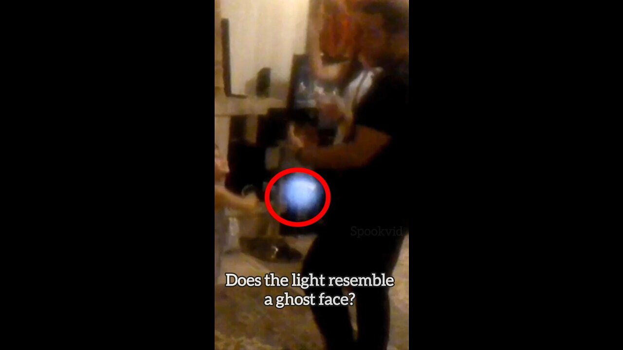 IS IT A GHOST MAN CAUGHT ON CAMERA IN A HAUNTED HOUSE PARTY?