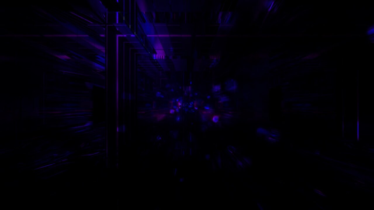 FREE background video vj loop | dark blue dreaming tunnel visual