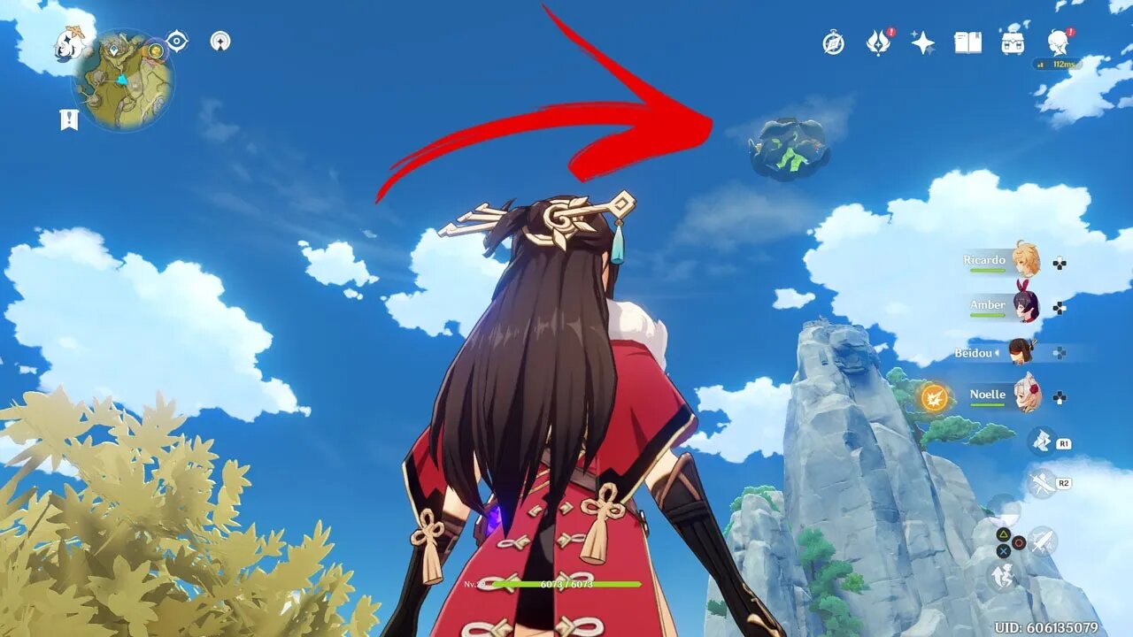 Local mais alto de Genshin Impact.