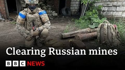 Russia's minefields holding up Ukraine's counter-offensive - BBC News