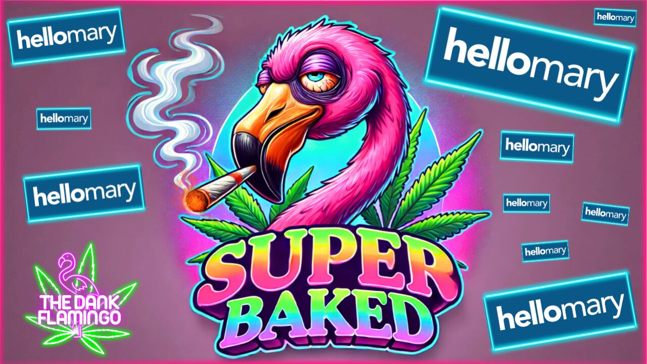 Trying THCa Products from ShopHelloMary! The Dank Flamingo SUPER BAKED Cannabis Review!!