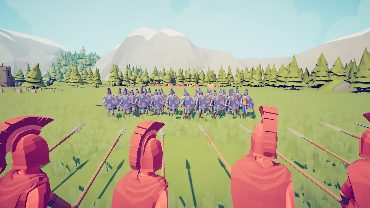 30 Sarissas Versus 30 Hoplites || Totally Accurate Battle Simulator