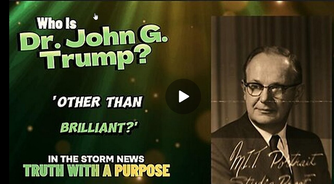 JOHN G. TRUMP .. BRILLIANT!