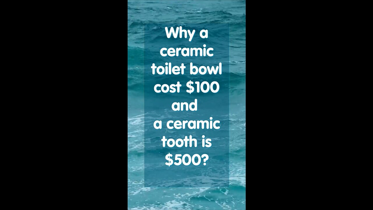 Joke. Why a ceramic toilet bowl