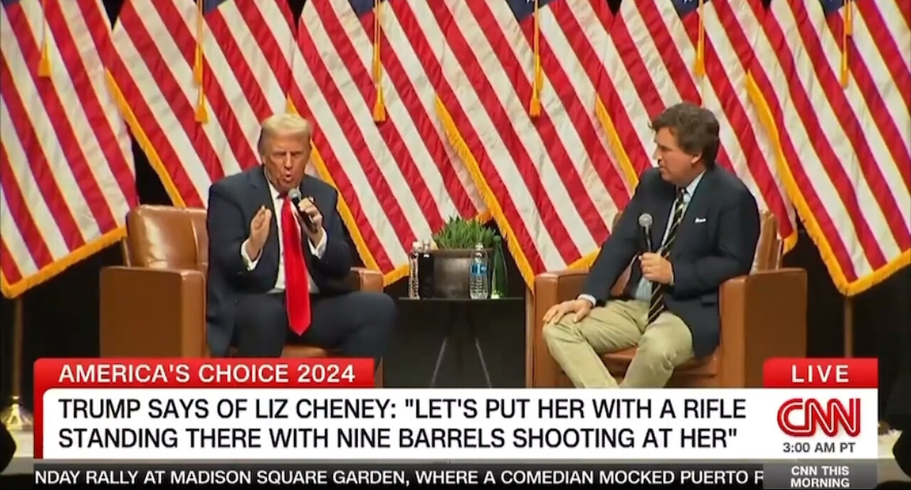 CNN Spins Trump’s Comment About “Warhawk” Liz Cheney